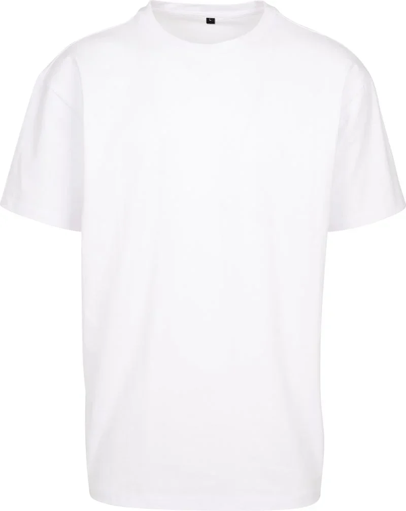 Build your Brand BY 102 – Schweres Oversize T-Shirt – White