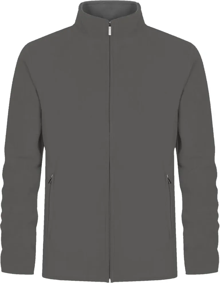 Promodoro 7961 – Herren Double Fleece Jacke – Steel Grey