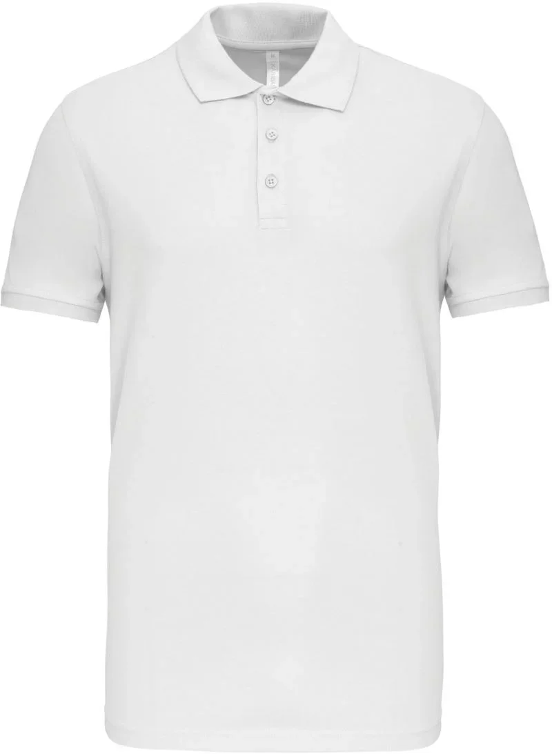 Kariban K 239 – Herren Stretch Piqué Polo – White
