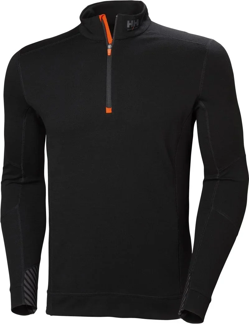 Helly Hansen Lifa 75107 – Funktionsshirt 1/4 Zip langarm "LIFA Merino" – Black
