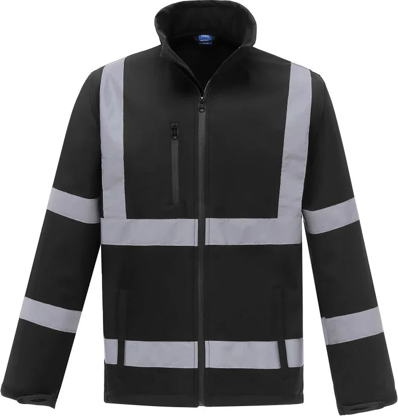 Yoko HVK 09 – Hi-Vis Softshell Jacke – Black