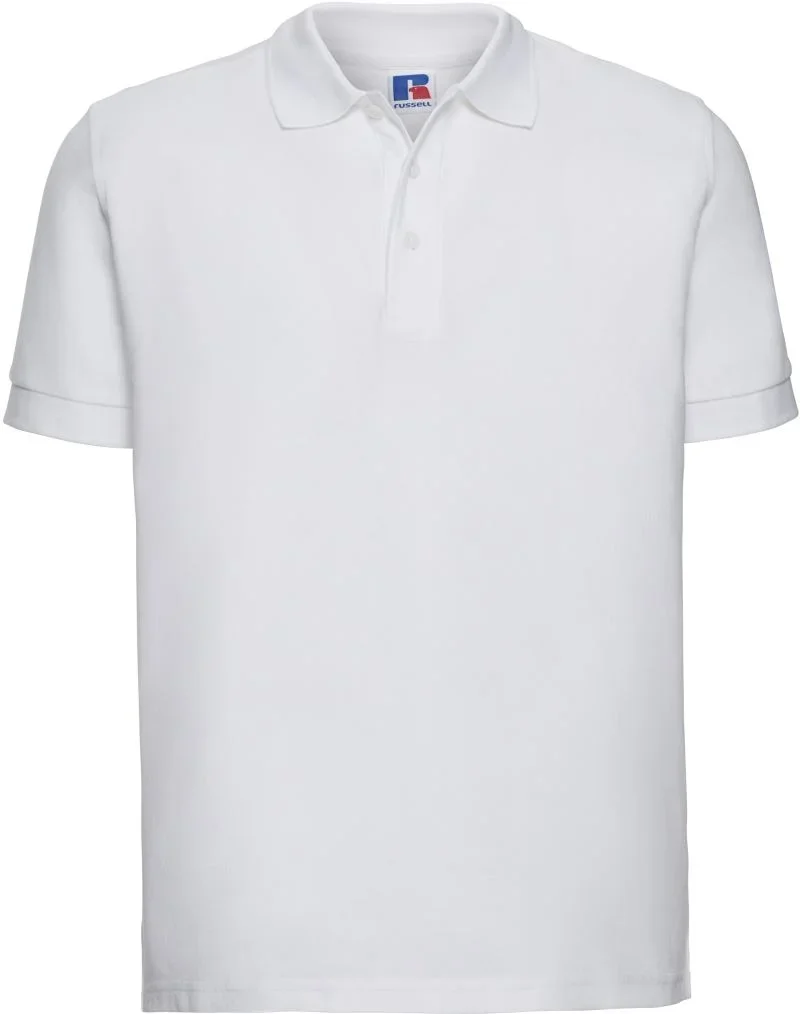 Russell Athletic 577M – Herren Ultimate Piqué Polo – White