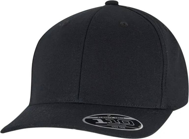 Flexfit 9293 – 6 Panel Snapback Kappe "Curved" – Black
