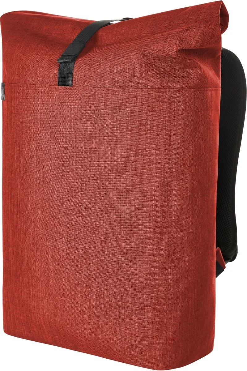 Halfar 1816510 – Notebook Roll-Top Rucksack "Europe" – Red Sprinkle