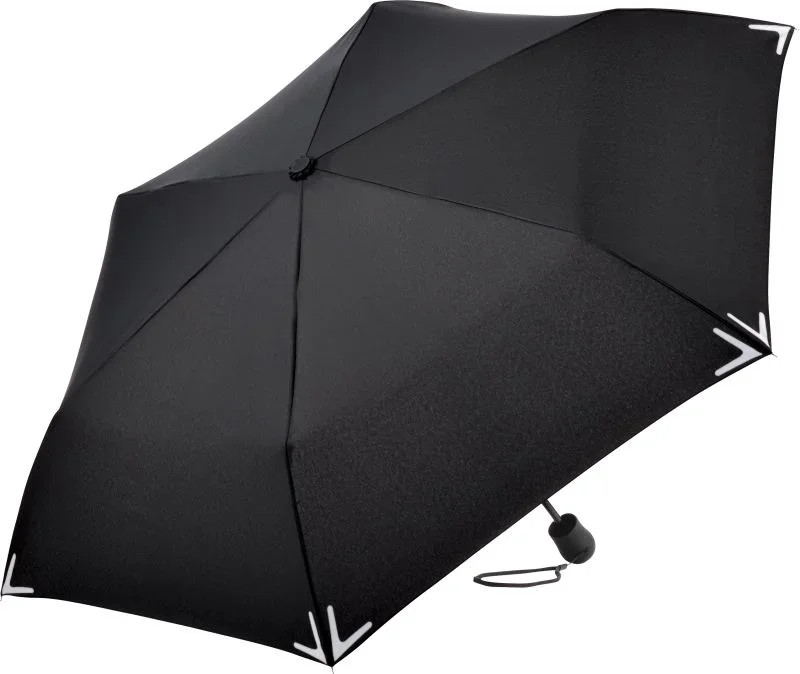 Fare 5171 – LED Mini-Taschenschirm "Safebrella®" – Black