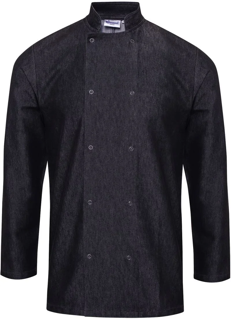 Premier PR 660 – Denim Kochjacke – Black Denim