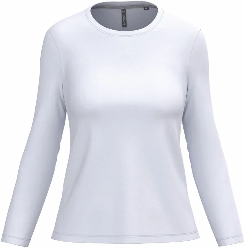Kariban K 383 – Damen T-Shirt langarm – White
