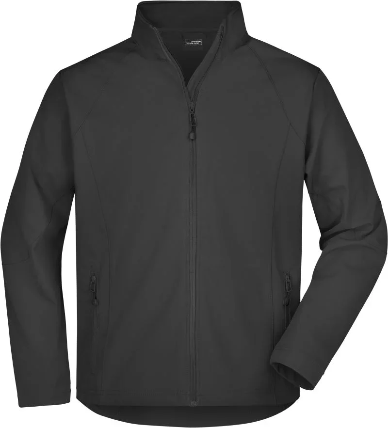 James & Nicholson JN 1020 – Herren 3-Lagen Softshell Jacke – Black