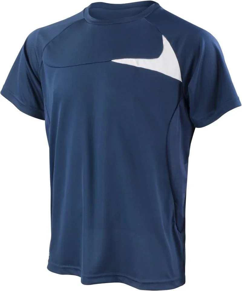 Spiro S 182M – Herren Trainings Shirt – Navy/White