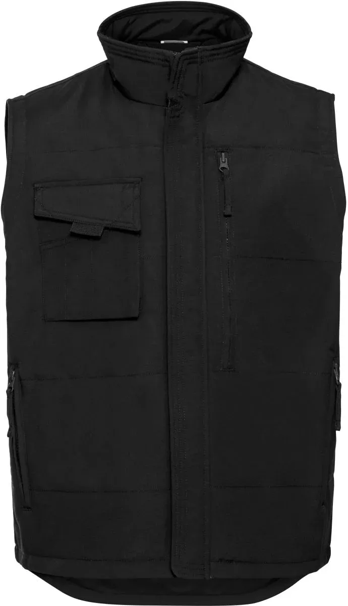 Russell Athletic 014M – Workwear Bodywarmer – Black
