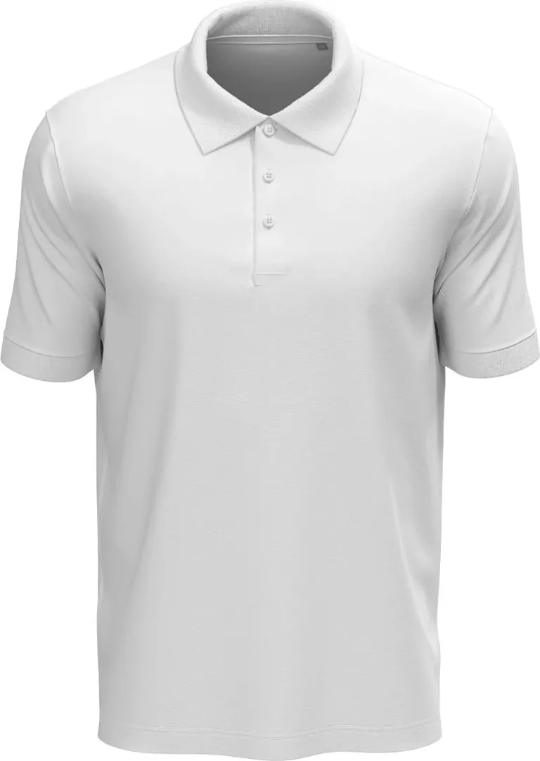 Stedman Lux Polo – Herren Piqué Polo "Lux" – White