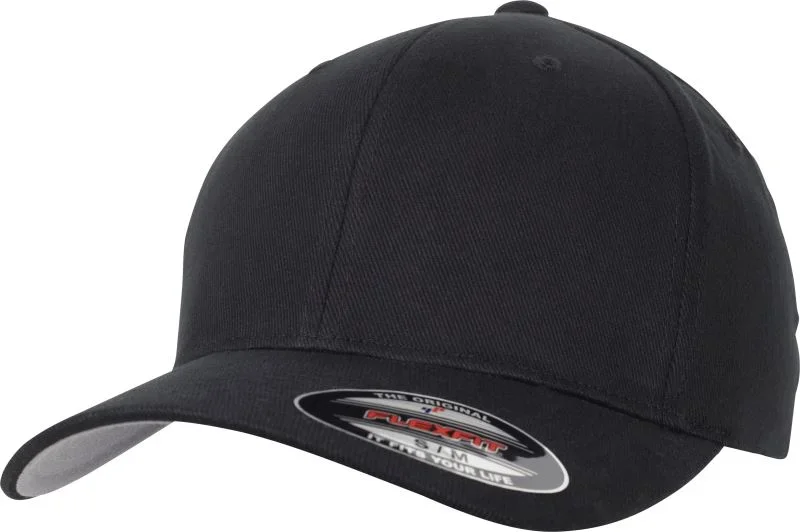 Flexfit 6377 – 6 Panel Flexfit Kappe – Black