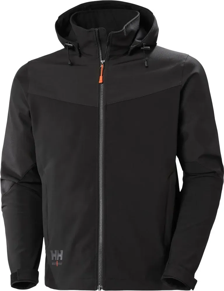 Helly Hansen Oxford 74290 – 3-Lagen Kapuzen Softshell Jacke "Oxford" – Black