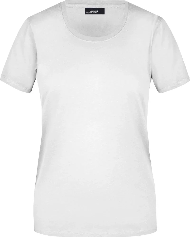 James & Nicholson JN 901 – Damen T-Shirt – White