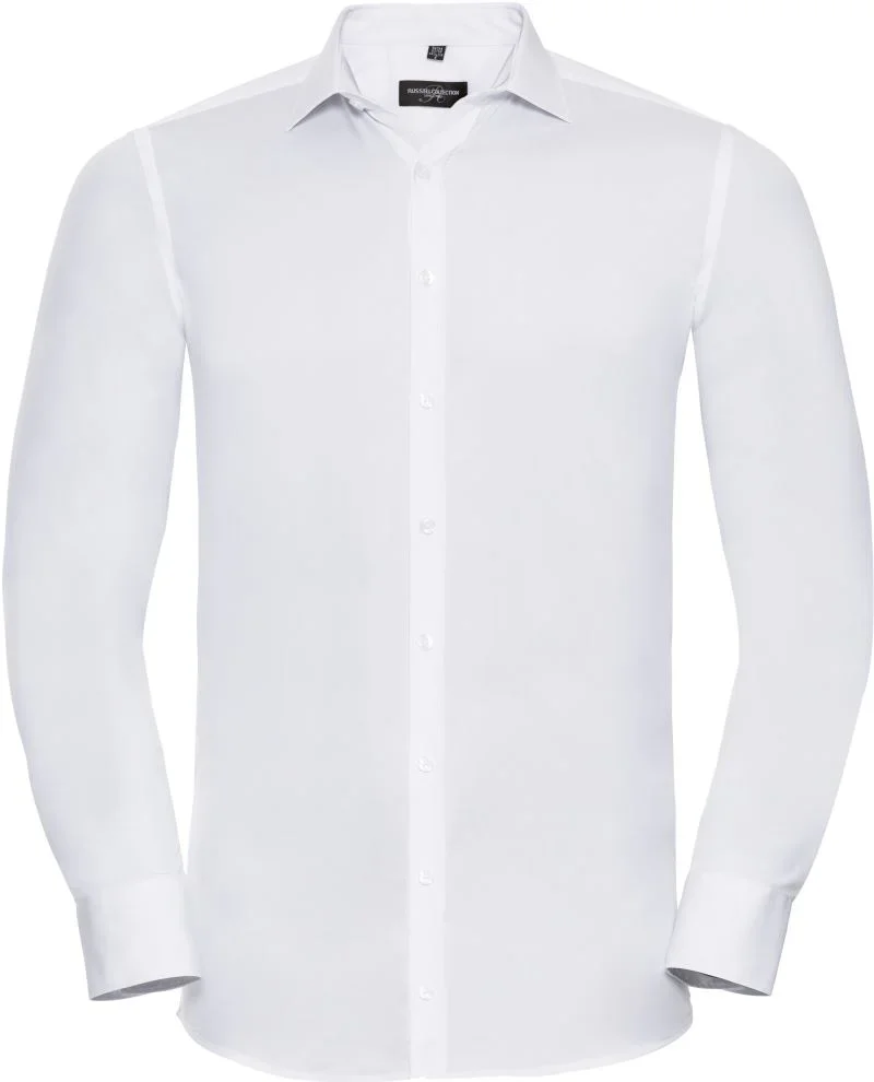 Russell Athletic 960M – Ultimate Stretch Hemd langarm – White