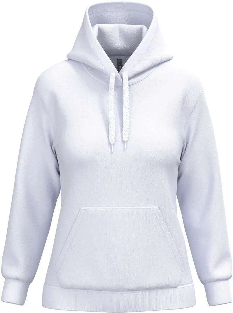 Kariban K 473 – Damen Kapuzen Sweater – White