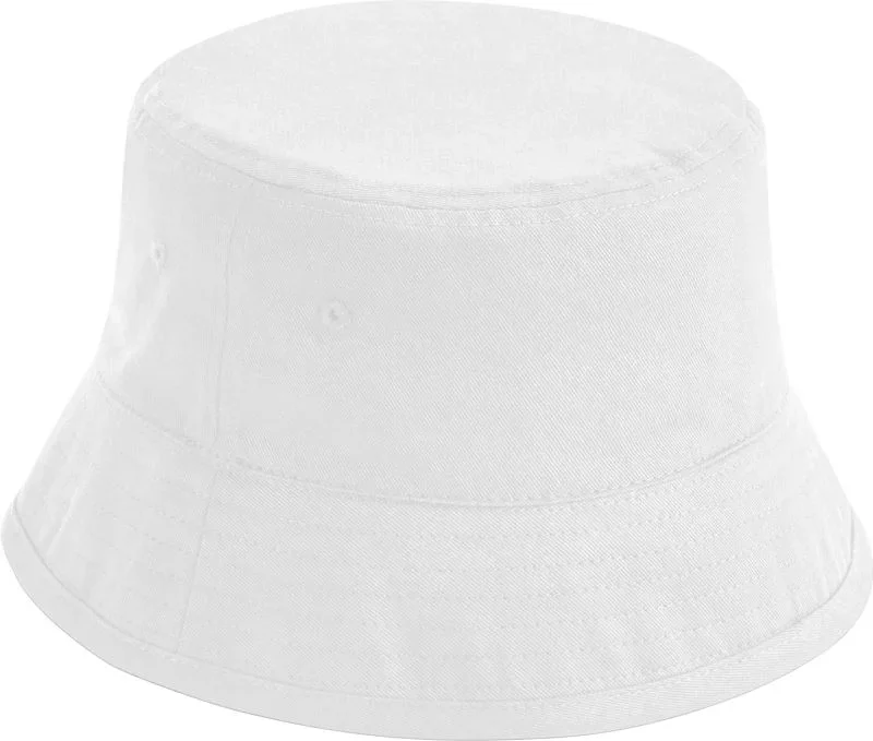 Beechfield B 90N – Fischer Hut "Organic Cotton Bucket Hat" – White