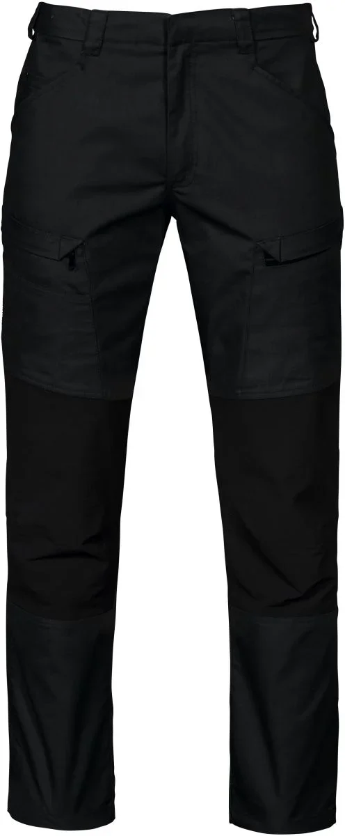 Projob 2520 Waistpants Stretch (62) – Herren Kontrast Stretch Workwear Hose – Black