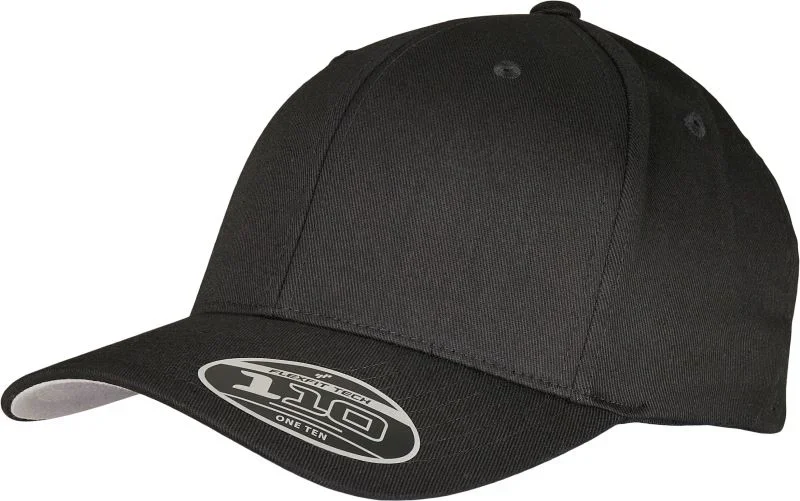 Flexfit 6277DC – 6 Panel Flexfit Wooly Combed Kappe – Black