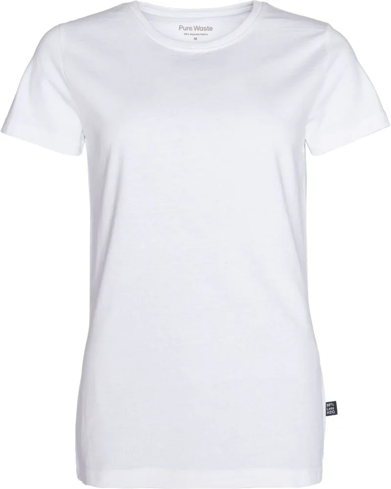 Pure Waste TSWB – Schweres Damen T-Shirt – White