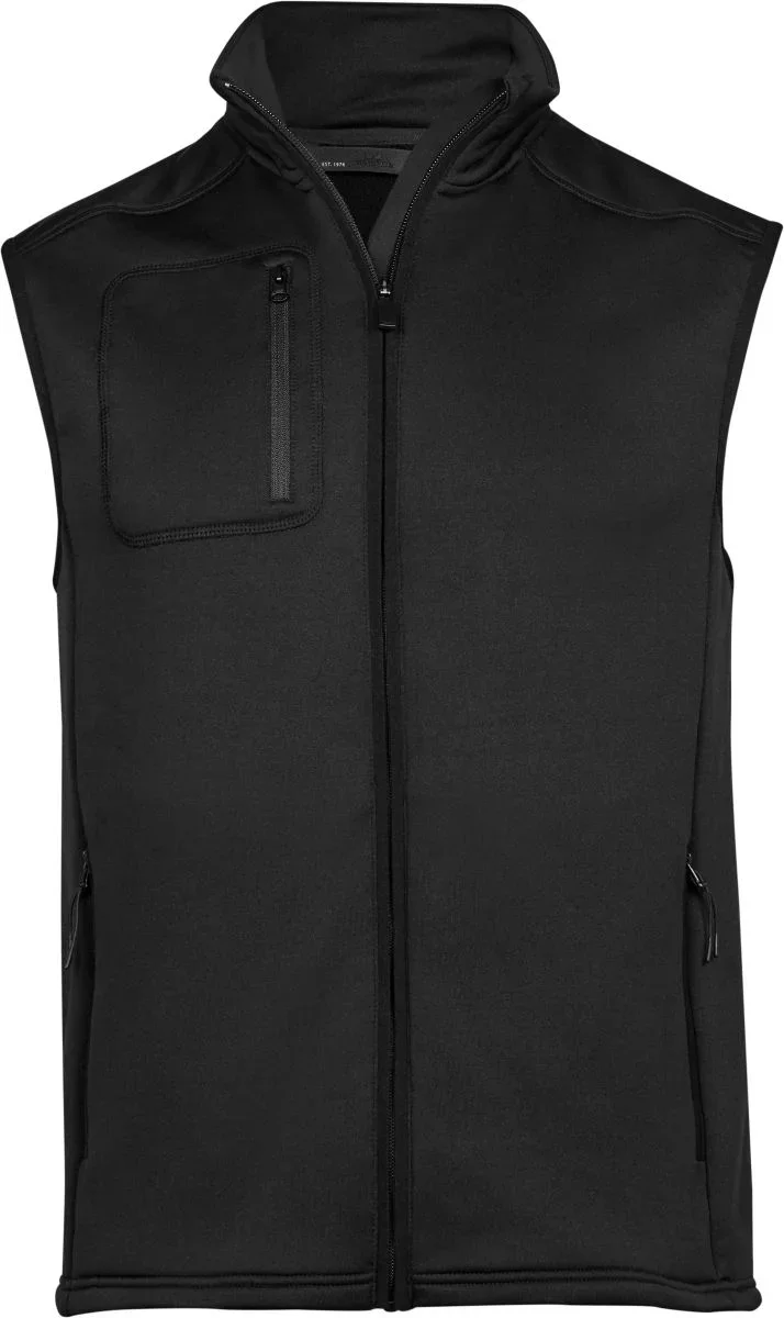 TEE JAYS TJ 9104 – Stretch Fleece Bodywarmer – Black