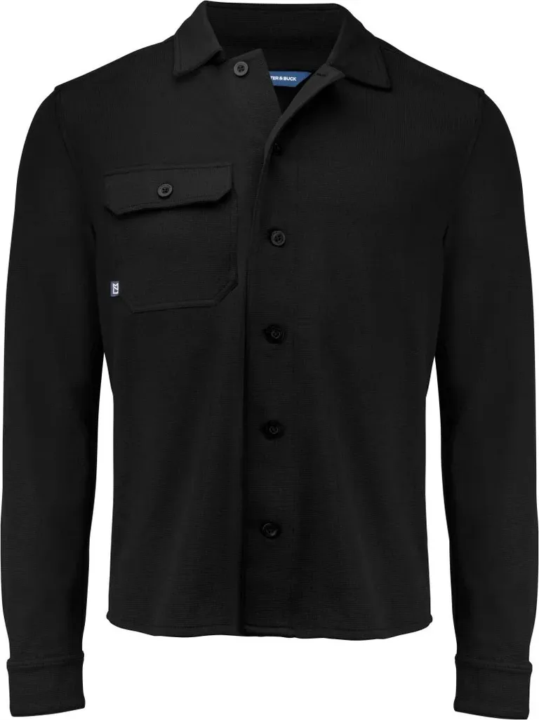 Cutter & Buck Advantage Leisure Shirt Men – Freizeit Hemd – Black