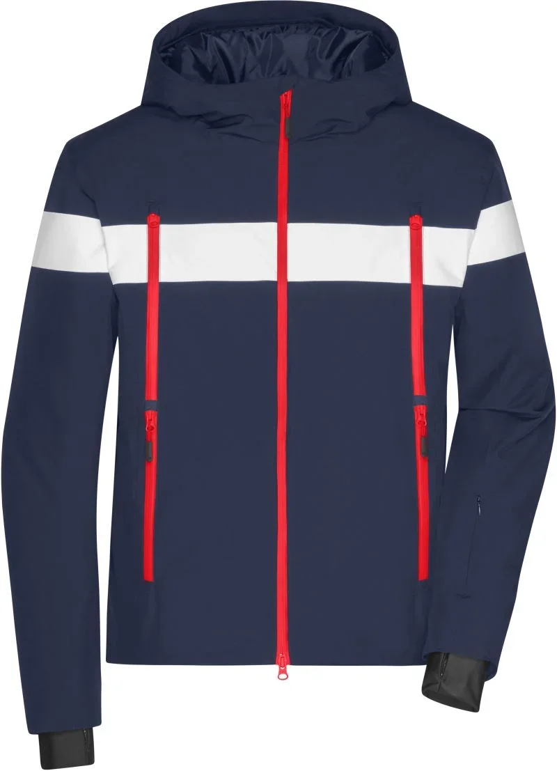 James & Nicholson JN 1174 – Herren Wintersport Jacke – Navy/White