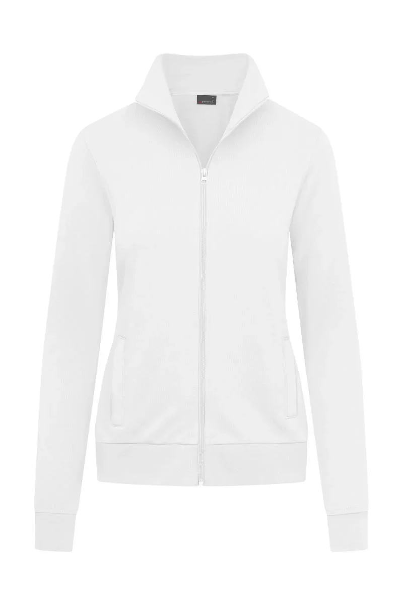 Promodoro 5295 – Damen Sweatjacke – White