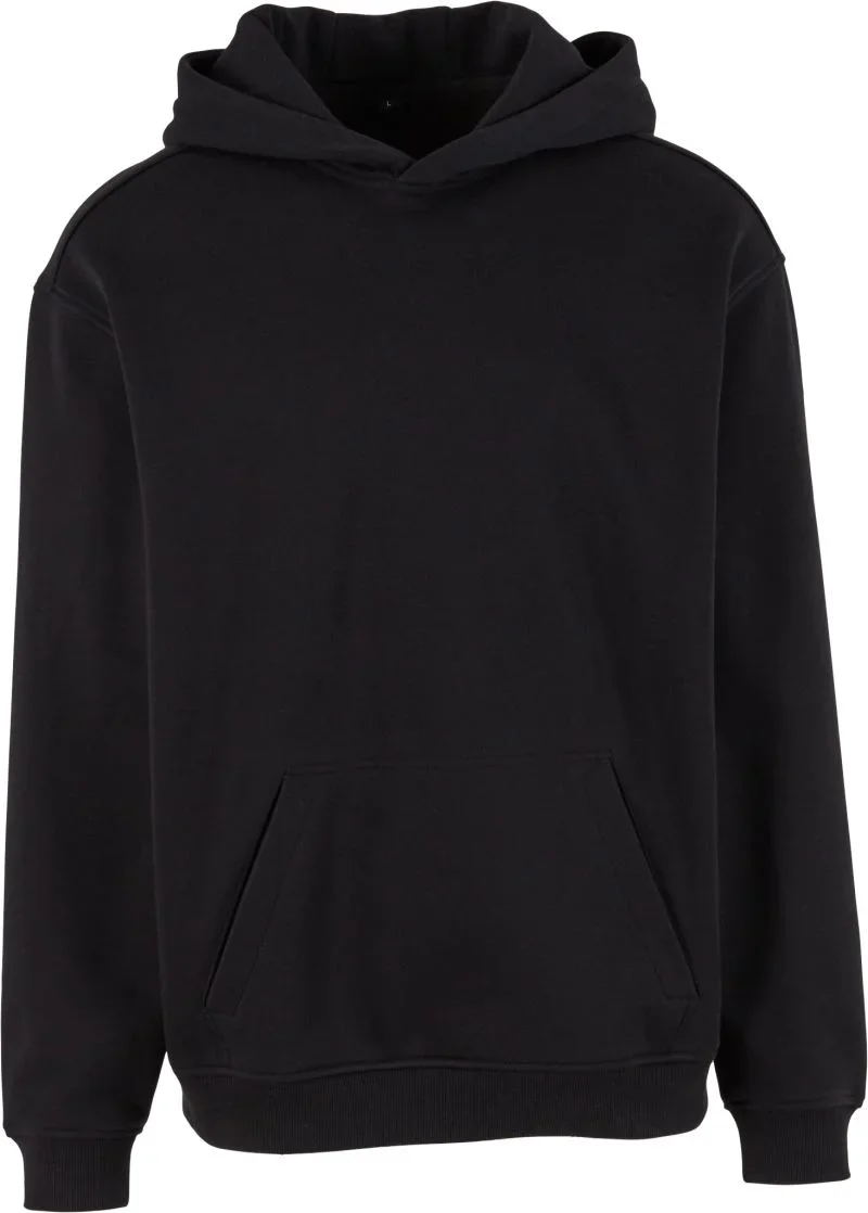 Build your Brand BY 410 – Schwerer Kapuzen Sweater "Loose Fit" – Black