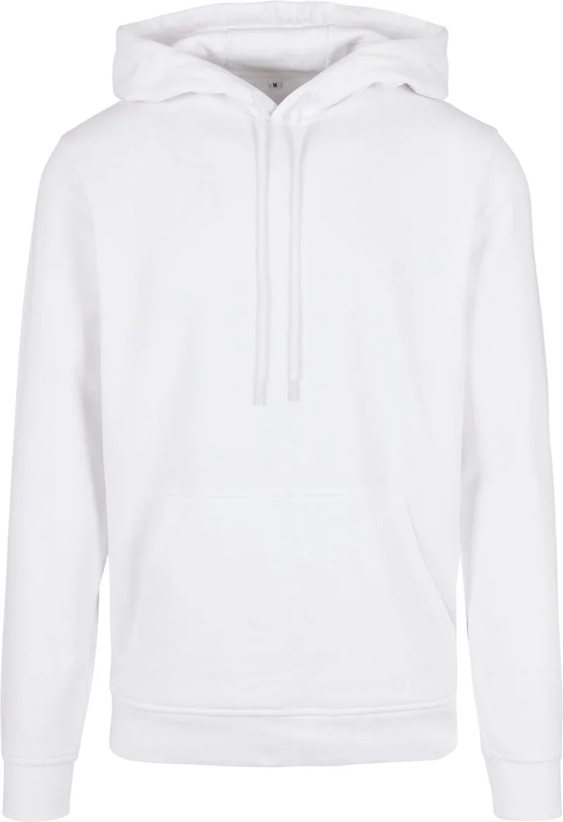 Build your Brand BB 001 – Herren Kapuzen Sweater – White