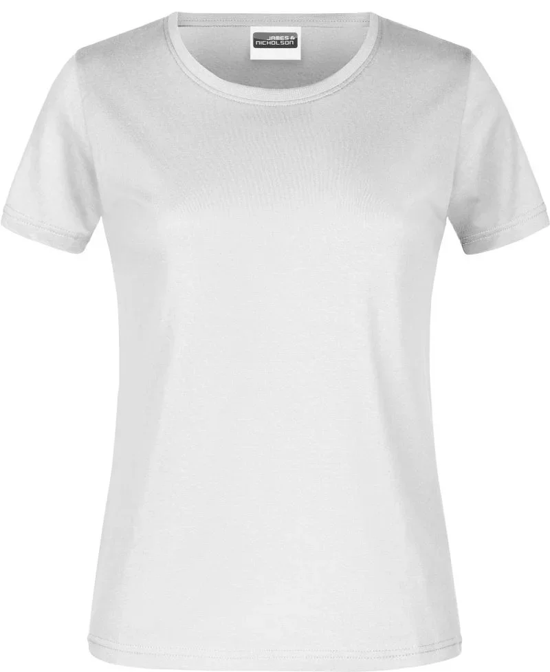 James & Nicholson JN 746 – Damen T-Shirt – White