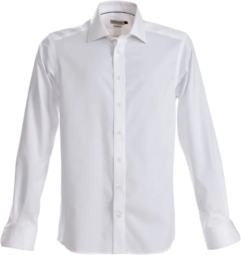 J.Harvest & Frost GB 01 Regular Men – Hemd langarm bügelfrei – White