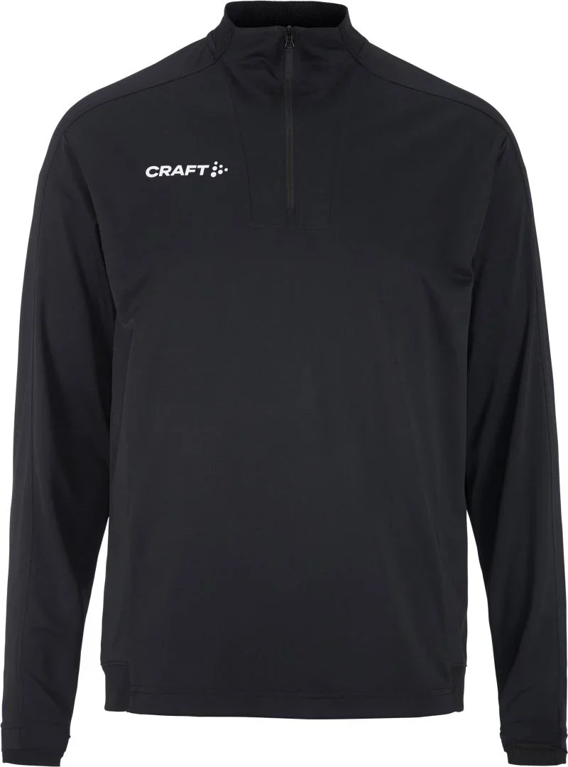 Craft Teamwear Evolve 2.0 Half Zip M – Herren Trainingsjacke mit 1/4 Zip – Black