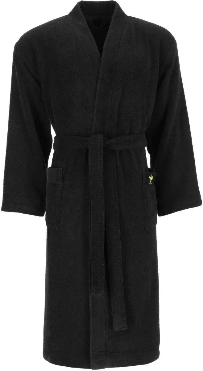 Vossen Woodstock – Kimono Bademantel – Black