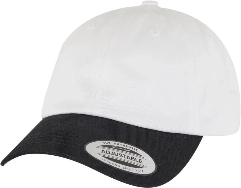 Flexfit 6245CMT – 6 Panel Kappe "2-Toned" – White/Black