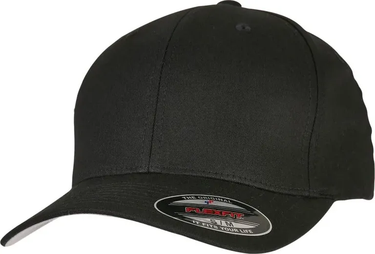 Flexfit 5001 – 6 Panel Kappe "V-Flexfit" – Black