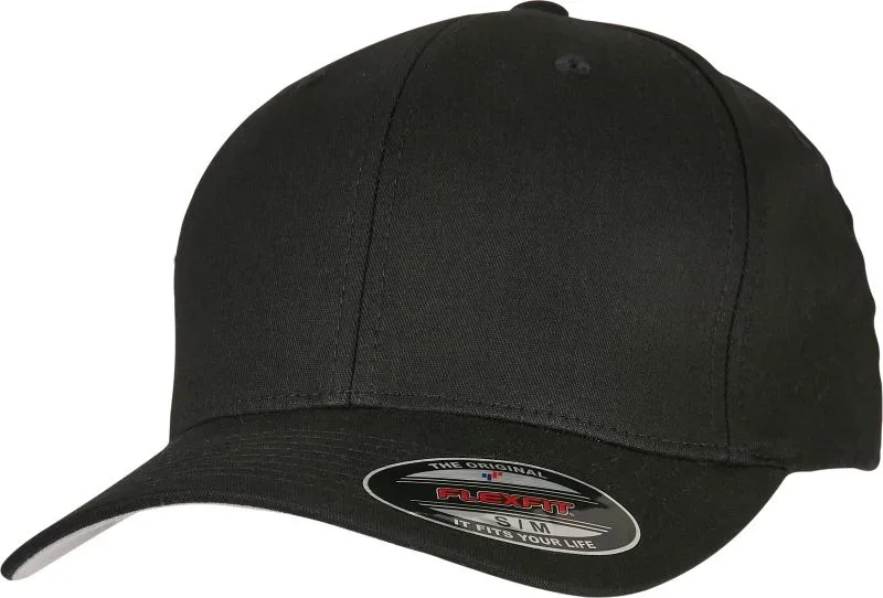 Flexfit 5001 – 6 Panel Kappe "V-Flexfit" – Black