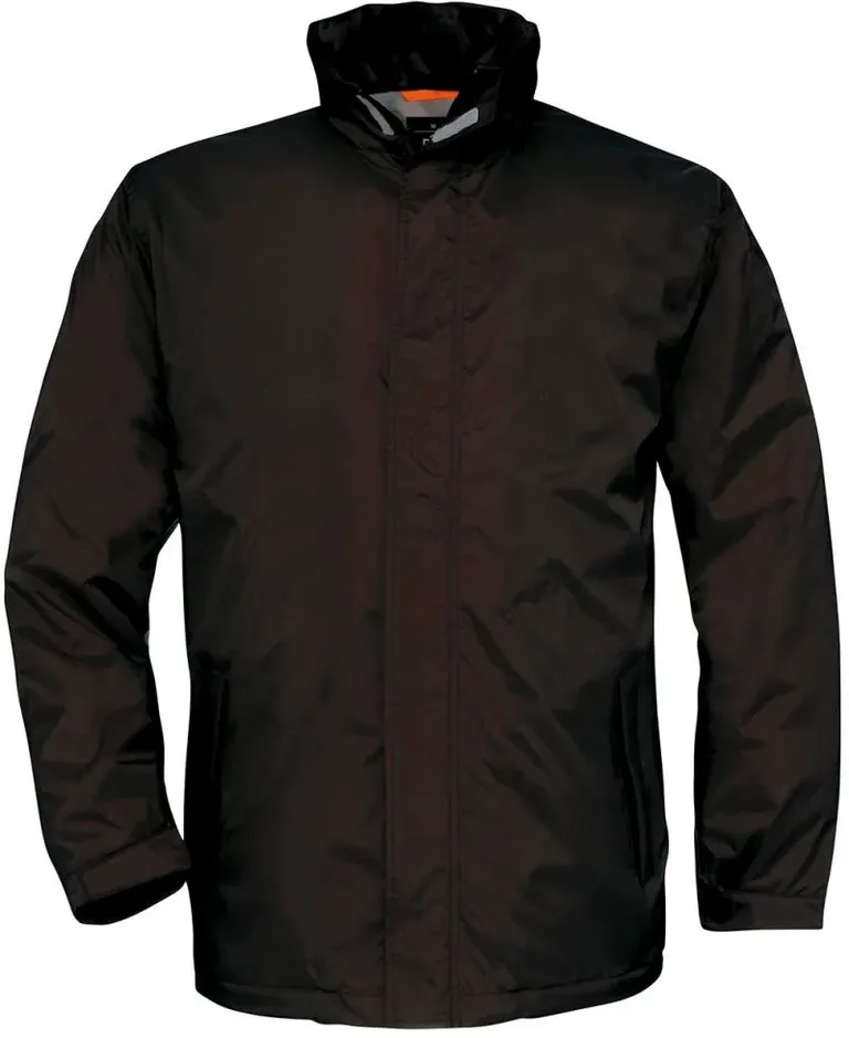 B&C Collection Ocean Shore – Jacke mit Thermofutter – Black