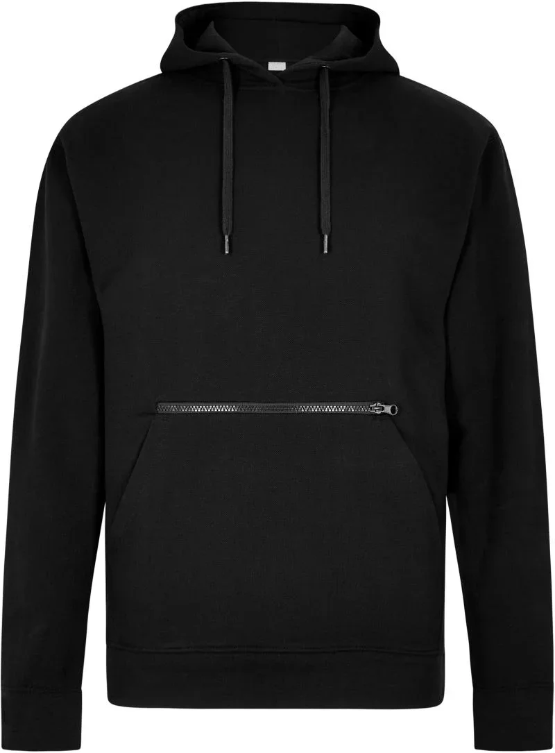 Kustom Kit KK 338 – Piqué Kapuzen Sweater – Black