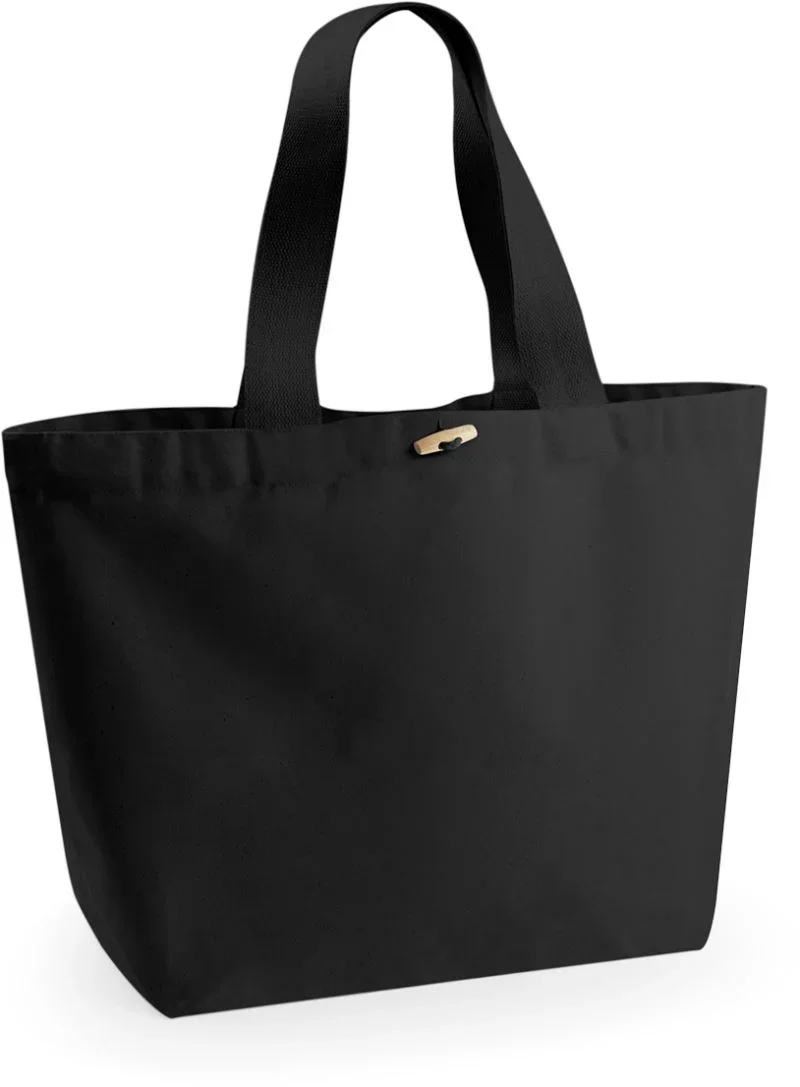 Westford Mill W 855 – XL EarthAware™ Bio Baumwolltasche – Black