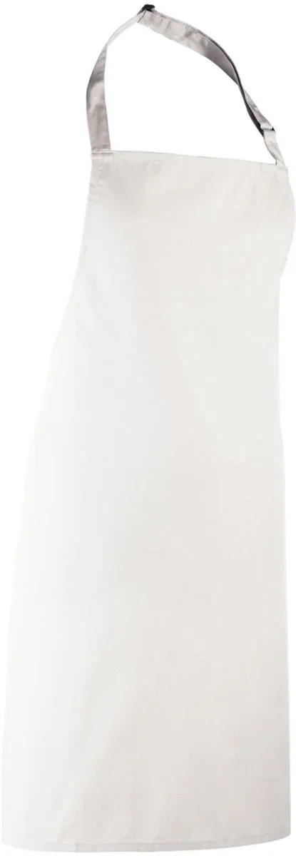 Premier PR 150 – Latzschürze "Colours" – White