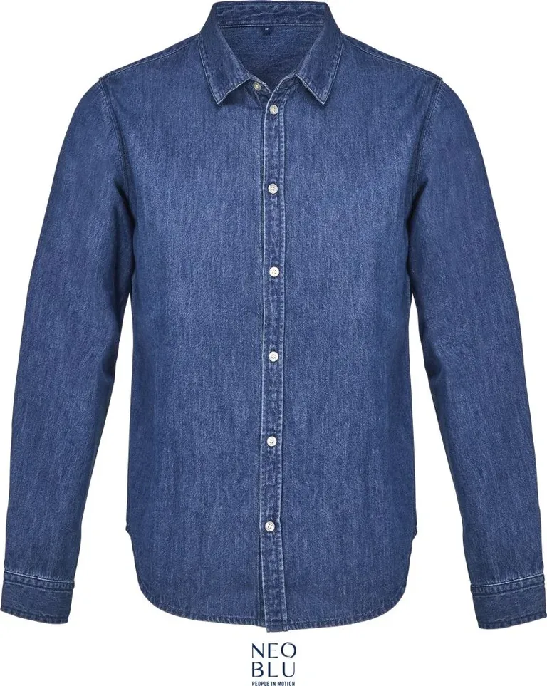 NEOBLU Bennett Men – Denim Hemd – Stone Wash