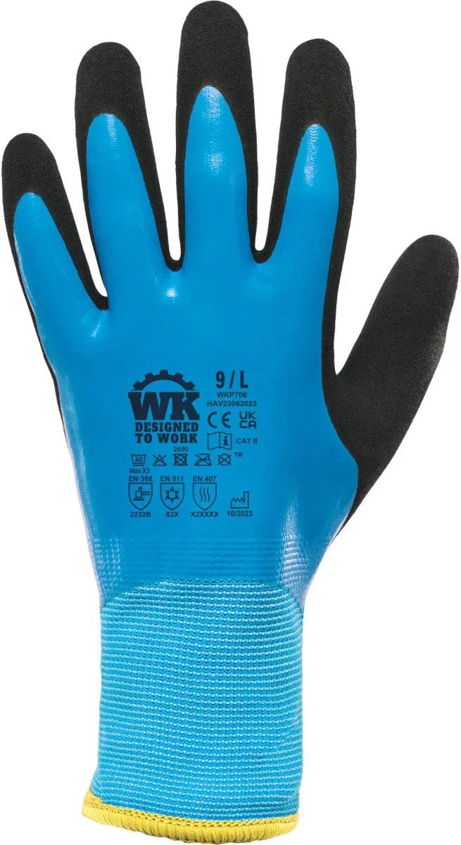 Kariban WKP 706 – Workwear Kälteschutz-Handschuhe – Aqua Blue