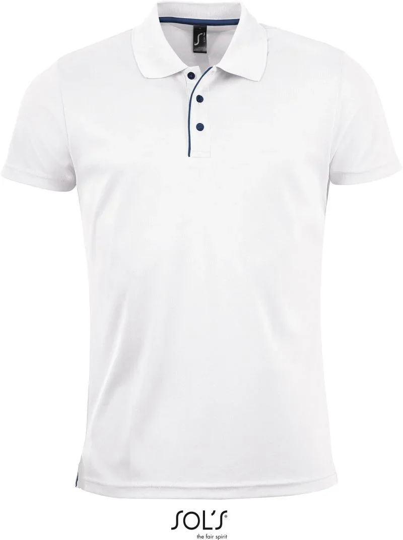 SOL's Collection Performer Men – Herren Piqué Sport Polo – White