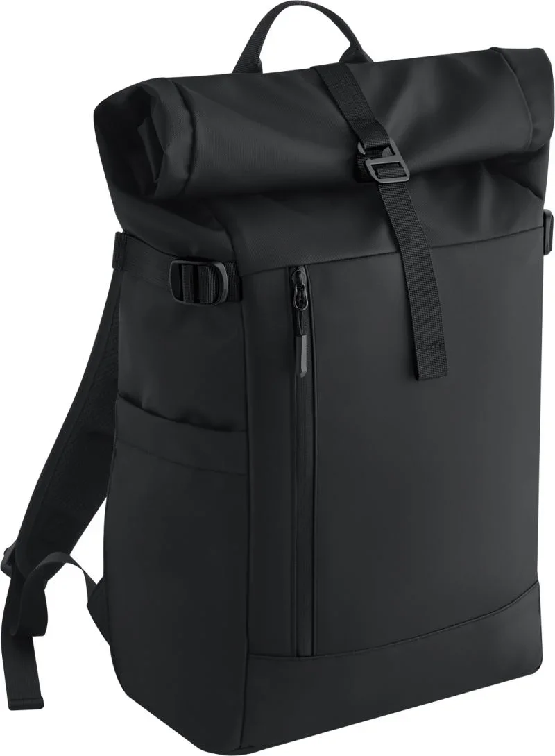 BagBase BG 344 – Roll-Top Rucksack "Everyday" – Black