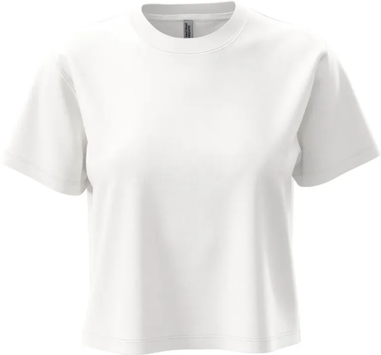 Next Level Apparel N 7610 – Schweres Damen Crop Top – White