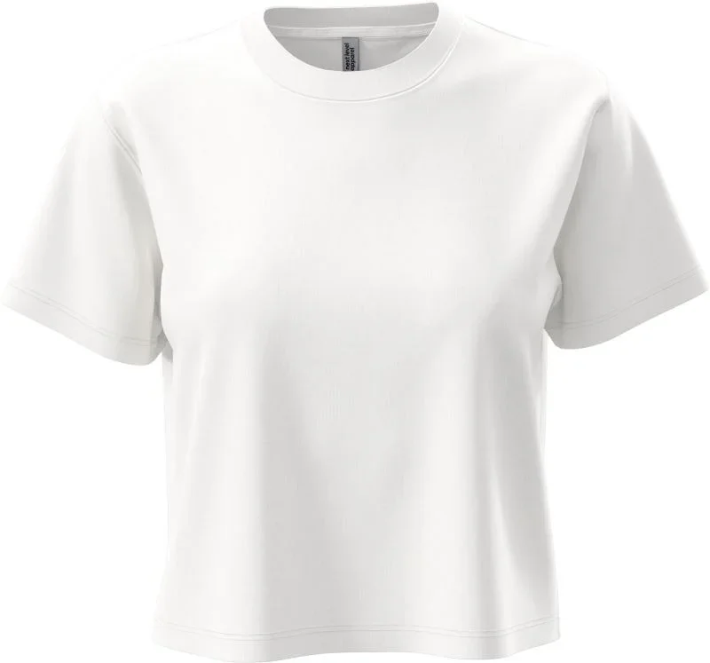 Next Level Apparel N 7610 – Schweres Damen Crop Top – White