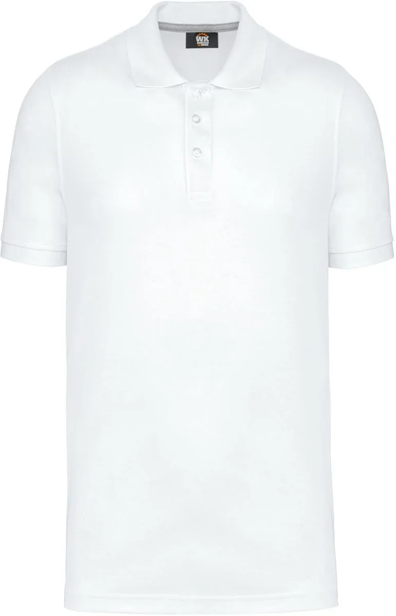 Kariban WK 274 – Schweres Herren Workwear Piqué Polo – White