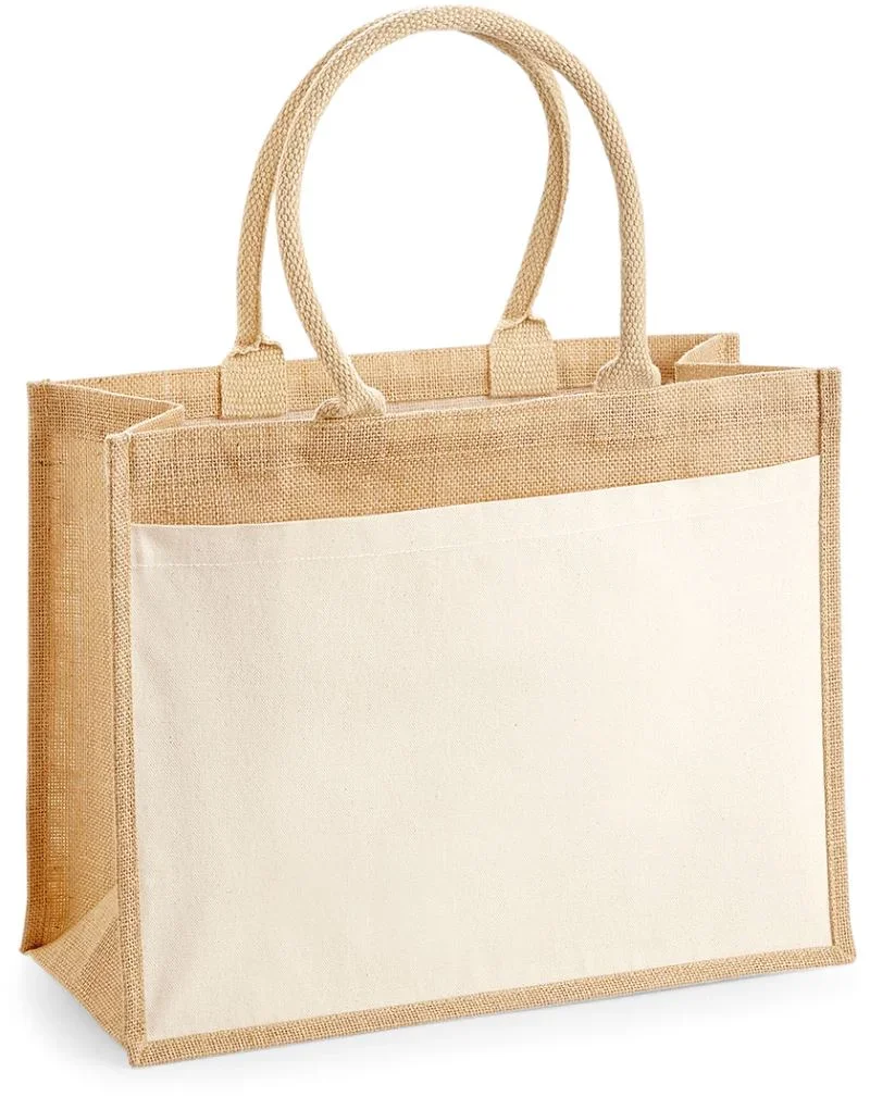 Westford Mill W 427 – Jute Einkaufstasche – Natural