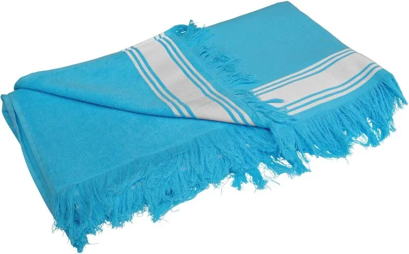 Kariban K 128 – Fouta Strandtuch – Turquoise/White